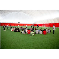Grande salle de sport gonflable de structure de dôme d'air de terrain de football pour le terrain de football