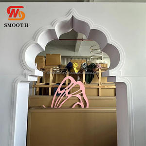 Smooth Luxury <b>Wedding</b> Party Stage Decoration Background <b>Arch</b> Stand White PVC 3D <b>Arch</b> Backdrop for Events - Product Image 4