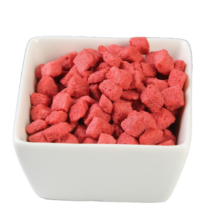 Пищевой Сушеная Клубника пирог хрустящий сушеные Пышное клубника гранулы