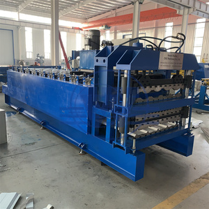 Aluminum <b>Sheet</b> Corrugated Roof Making Machine Corrugated Roll Forming Machinery Metal Steel Three Layer Roll Forming Machine - Product Image 6