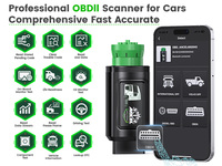 Escáner para Camiones Pesados ANCEL HD120 2026, 24V OBD2 4x4 Diésel Pickup, 9/16 PIN, Bluetooth, ODM, Regeneración DPF para Motor VOLVO