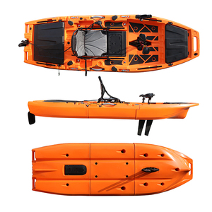 <span class=keywords><strong>Kayak</strong></span> à système de <span class=keywords><strong>propulsion</strong></span> avancé avec aileron, 10 pieds, 1 place, bateau modulaire à pédales, canoë <span class=keywords><strong>électrique</strong></span> en PEHD pour la pêche, portable - Product Image 3