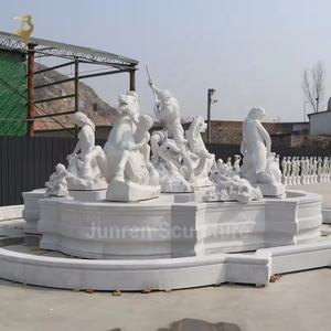 De <span class=keywords><strong>God</strong></span> Van De Zee Marmeren Beeldhouwwerk Met De Hand Snijden Griekse Neptunus Of <span class=keywords><strong>Poseidon</strong></span> - Product Image 2