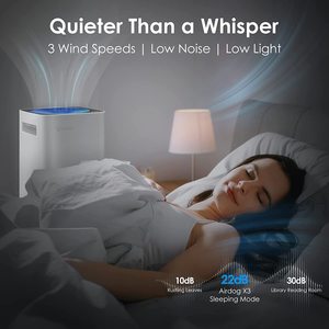 جهاز تنقية الهواء Airdog X3 الاحترافي للمنزل، منقي هواء هادئ لغرفة النوم - Product Image 3