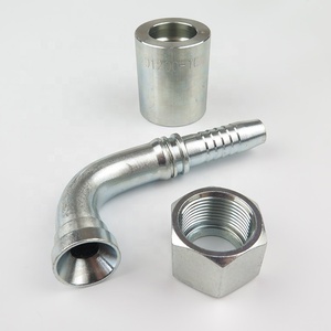 Accesorios de manguera hidráulica de acero al carbono 20791 90 codo métrico hembra asiento de cono de 74 grados todas las dimensiones - Product Image 6