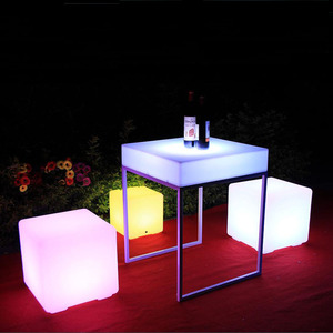 Tabouret <span class=keywords><strong>de</strong></span> cube lumineux à LED, cube lumineux à LED - Product Image 5