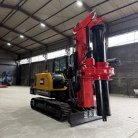 Mini plate-forme de forage d'ingénierie de fondation rapide de pilote de pile rotatoire de 13m avec le composant de noyau de vitesse