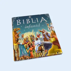 Precio de fábrica, impresión personalizada offset, libros bíblicos para niños