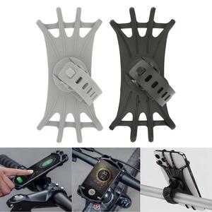 Support de téléphone universel antidérapant pour <span class=keywords><strong>moto</strong></span>, support de smartphone flexible en silicone pour <span class=keywords><strong>guidon</strong></span> de vélo, conduite en plein air - Product Image 1