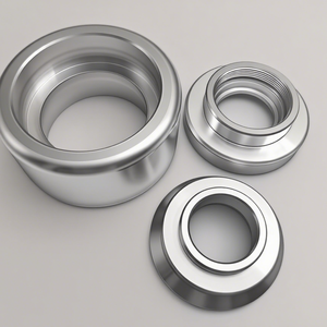 Componente Circular de Aluminio Mecanizado por CNC, Anodizado en Azul - Product Image 1