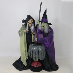 Interior al aire libre miedo Horror venta al por mayor decoración del hogar suministros Prop nuevo Halloween 2025 artículos animados Halloween Animatronic - Product Image 1