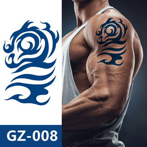 Autocollant de <span class=keywords><strong>tatouage</strong></span> tribal semi-permanent, temporaire, non toxique, avec des motifs personnalisés et plus de 5000 styles pour hommes - Product Image 5