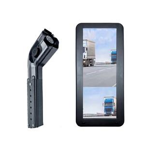 12.3 inch điện tử <span class=keywords><strong>Side</strong></span> <span class=keywords><strong>View</strong></span> gương với cánh tay dài dual-len mặt máy ảnh điểm mù hệ thống cho xe buýt xe tải - Product Image 4