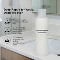 Après-shampoing Crème Fortifiante au Romarin et à l'Huile d'Argan Naturelle de Qualité Supérieure 500ml pour Cheveux Bouclés Hydratant Usage Quotidien Unisexe OEM