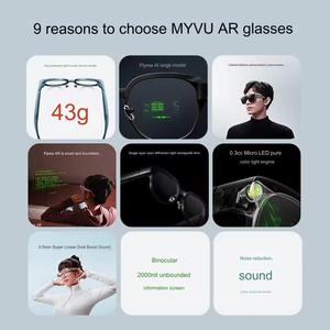 Gafas Inteligentes AR MYVU con Asistente IA de Traducción y Navegación, Soporte para Ciclismo y Apple Watch, para Huawei, Xiaomi, Android, 43g de Peso - Product Image 3