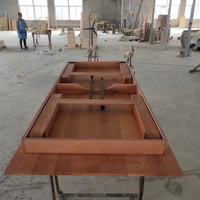 Offre Spéciale mariage Banquet événement salle à manger rustique Crossback chaise disponible 72 pouces en bois 6ft bois pliant ferme maison Table