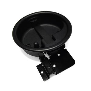 Assemblage de poignée intérieure de <span class=keywords><strong>porte</strong></span> de voiture de <span class=keywords><strong>camping</strong></span> de VR revêtement en poudre noire serrure antivol en alliage de zinc boulon de sécurité pièces de rechange automatiques - Product Image 2