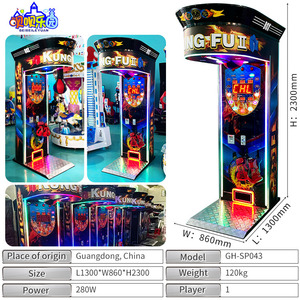 室内引人注目的投币式功夫<span class=keywords><strong>2</strong></span>主题拳击游戏机，LED数字显示屏，运动感应，金属结构 - Product Image 5