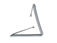 Fabricant OEM Cordon de ligne téléphonique Non enroulé Câble de ligne de combiné téléphonique RJ9 4C4C Accessoire téléphonique 2m 3m