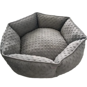 Lit pour animaux de compagnie hexagonal à rayures, antidérapant, confortable toute l'année, pour chat et <span class=keywords><strong>chien</strong></span>, pour salon et appartement - Product Image 1