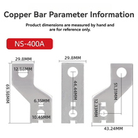 Barre omnibus étendue pour ComPacT NSX 100/160/250 NS, borne de distribution pour disjoncteur MCCB, en cuivre plaqué argent, anti-rouille, extension de barre omnibus