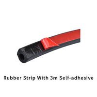 Bande d'étanchéité en caoutchouc autocollante Xinhong, forme B, EPDM, joint d'étanchéité universel pour portière de voiture, couleur personnalisée, kit de bande d'étanchéité