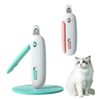 Coupe-ongles électrique pour animaux de compagnie avec poignée ergonomique antidérapante pour le toilettage des petits animaux, coupe-ongles pour chat sans douleur