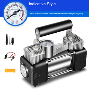 <span class=keywords><strong>Gonfleur</strong></span> de pneu à double cylindre Pompe à air de pneu de voiture <span class=keywords><strong>rapide</strong></span> automatique <span class=keywords><strong>Gonfleur</strong></span> de pneu portable - Product Image 4