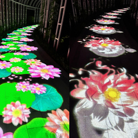 China Factory Custom Weiß RGBW Laser Projektions leuchten 55m LED Moving Head Projektor Cloud Pattern Effekte IP65 DMX512 Control