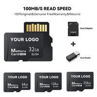 Mini carte mémoire SD en vrac pas cher 2G 4G 8G 16G 32G 64G 128G téléphone TF carte SD fabriqué de haute qualité en vrac TF carte SD
