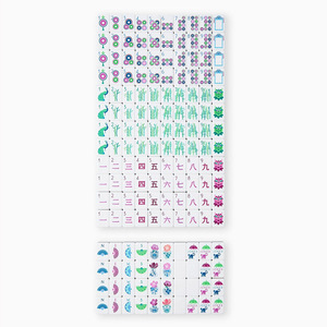 Colorful Custom Japanese Chinese American <b>Mahjong</b> Acrylic <b>Mahjong</b> Game for Party Entertainment - Product Image 5