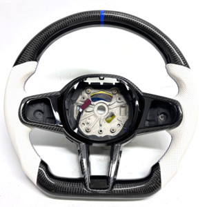Volante de Fibra de Carbono para <span class=keywords><strong>BMW</strong></span> G01 G02 G05 G06 G09 G11 G12 G15 G20 G22 G28 G29 G30 G80 G82 F40 F90, Accesorios para Automóviles - Product Image 1