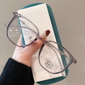 Qianai Square TR90 Monture de lunettes large anti-lumière bleue pour femmes R4 30292 - Product Image 5