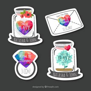 Custom logo transparent PVC vinyl self-adhesive disposable waterproof round paper label packaging - Product Image 3