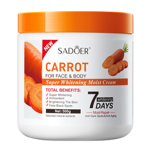 Crema Idratante e Schiarente SADOER Beauty Skin alla Carota e Pomodoro, Multiuso per Corpo, Viso e Mani - Product Image 6