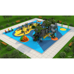 Equipo de Juegos Infantiles para Exteriores, Casa de Juegos para Niños, Tubería Galvanizada, Material LLDPE, 1 Año de Garantía, Razonable - Product Image 4