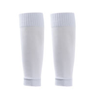 Vente en gros OEM Logo personnalisé Football Athlétique Jambe Protecteur Mollet Compression Manches Longues Legging Ensemble Football Hommes Footless Chaussette