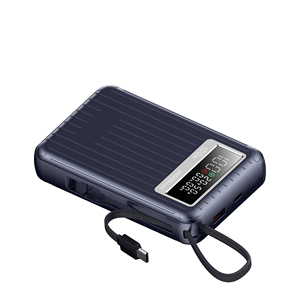 Cargador Portátil de 20000mAh con Carga Rápida PD, Cable Tipo-C Integrado, Pantalla Digital, Banco de Energía para Laptop - Product Image 4