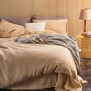 Nuovo Design professionale 100% lino <span class=keywords><strong>francese</strong></span> copripiumino per bambini biancheria da <span class=keywords><strong>letto</strong></span> set <span class=keywords><strong>lenzuola</strong></span> - Product Image 4