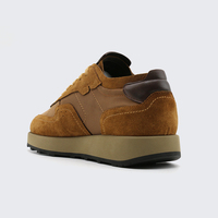 Chaussures Décontractées Antidérapantes pour Hommes en Véritable Cuir Daim, Baskets de Course avec Semelle Intérieure en Cuir, Imperméables, Baskets en Cuir Personnalisables