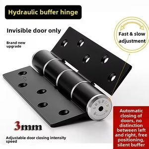Charnière hydraulique invisible OEM spéciale pour porte, amortisseur de porte à fermeture automatique, accessoires de quincaillerie, charnière à rebond pour porte en bois - Product Image 6
