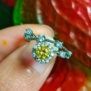 Bague de fiançailles et de mariage tendance en laiton plaqué or 18 carats <span class=keywords><strong>Mylove</strong></span> Jewelry pour femme - Product Image 2