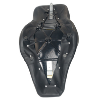 Grand coussin de siège de canapé noir personnalisé pour conducteur et passager, compatible avec Softail Low Rider S Sport Glide 2018-2024, pour rénovation/amélioration