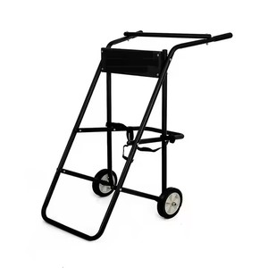 Carro de mano de acero de dos ruedas duradero y transportador de motor de barco fuera de borda para curricán - Product Image 1