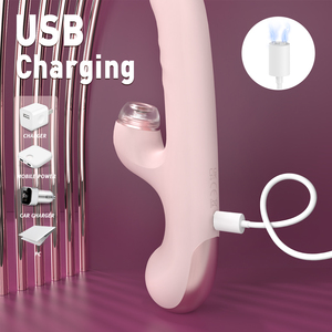 S-HANDE Pabrik OEM 3 Kepala Vibrator Kelinci yang Dapat Diganti Stimulator Klitoris Vibrator Kelinci G-Spot Mainan Seks Dorong untuk Wanita - Product Image 4