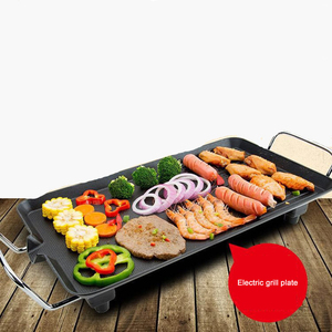 Barbecue <span class=keywords><strong>d</strong></span>'<span class=keywords><strong>intérieur</strong></span> Grill électrique sans fumée plaque de Barbecue antiadhésive poêle électrique multifonction - Product Image 5