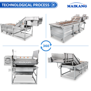 Lavadora de Verduras Profesional de Bajo Consumo <span class=keywords><strong>con</strong></span> Sistema de Burbujas de Alta Eficiencia Energética - Product Image 4