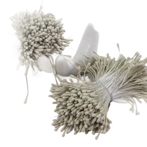 Diy Korean Style Matte Match Head <b>Flower</b> Stamen <b>Artificial</b> <b>Flower</b> Core Jewelry Accessories Multiple Colors Wedding Handmade - Product Image 5