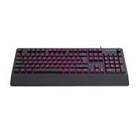 Clavier de jeu à membrane haute performance K105 avec rétroéclairage RVB, connexion USB, design silencieux pour une utilisation au bureau
