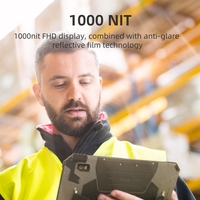 Tableta Industrial Resistente R101 de 10.1 Pulgadas con Android, Procesador MTK Octa Core, Escáner de Códigos de Barras 1D/2D, Lector NFC RFID, Wi-Fi 4G
